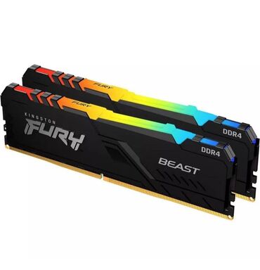 куплю оперативную память: Оперативдик эс-тутум, Kingston Fury, 8 ГБ, DDR4, 3200 МГц, ПК үчүн
