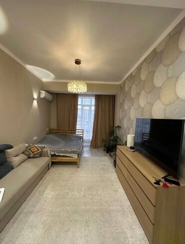 продается 1 комнатная кара балта квартира: 1 комната, 39 м², Элитка, 5 этаж, Дизайнерский ремонт