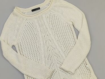 białe t shirty z dekoltem v: Sweter, Atmosphere, S, stan - Bardzo dobry
