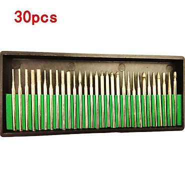 green laser pointer cena: Nov komplet od 30 dijamantskih brusilica različitog oblika, prečnik — 1