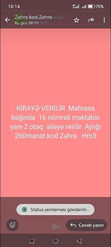 Uzunmüddətli kirayə mənzillər: Gence kiraye evler.her qiymete — 9