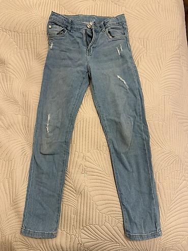 Джинсы и брюки: LC Waikiki uşaq cins şalvarı - Model: dar kəsim (skinny), açıq mavi — 1