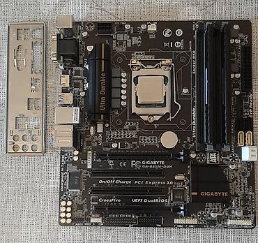 Bundle satılır - 135 AZN Ana plata : Gigabyte GA-B85M-D3H CPU 