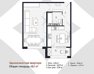 жк академия: 2-комнатная квартира в ЖК «Академия». $140 000 ≈ 12 250 000 сом — 2