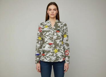 hamburger t shirty: Koszula damska, rozmiar L