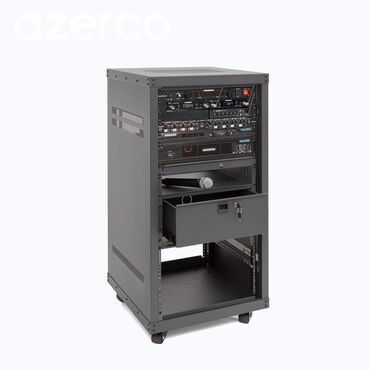 Serverlər: Audio Avadanlıqları Üçün Dayaq Qara rəngdə, avadanlıqları