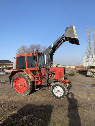 трактор йото: Беларус 82 жумушка даяр экспортный плуг менен Жайылский райондо