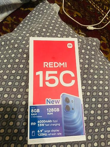 iphone 17 pro: Redmi, Redmi 15C, Новый, 128 ГБ, цвет - Синий — 4