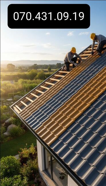 Dam işləri: Metal dam örtükləri və dam işləri - Xidmətlər: ölçü-götürmə — 1