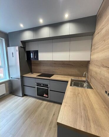 Кухонные гарнитуры: Кухонный гарнитур, Новый, В рассрочку, цвет - Бежевый, ДСП, Бесплатная доставка, Платная доставка, Самовывоз — 17