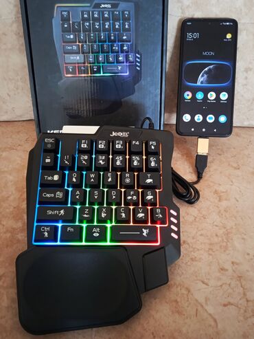 rgb keys: Telefon və ya Komputer üçün Gamer klaviaturası ⌨️ RGB işıqlarla 🌈 Pubg