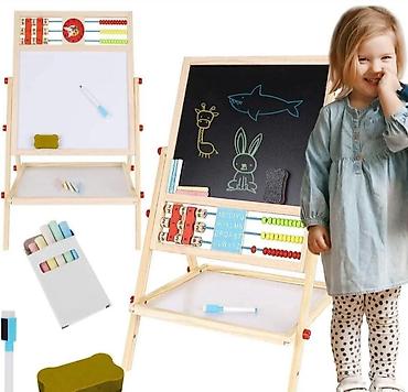 zr100 intex: Velika dvostrana školska tabla edukativna igračka. Okreće se i sa — 6