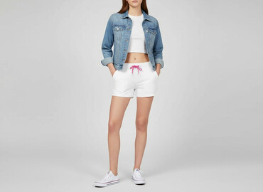 new yorker krótkie spodenki dresowe: H&M, Shorts for women, size 2XS