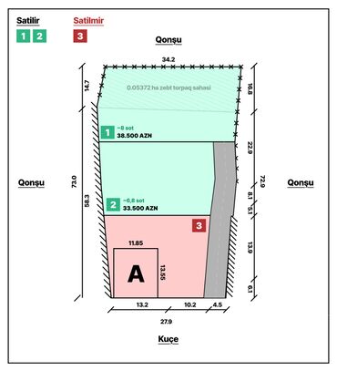 Həyət evləri və villaların satışı: Şemkir şeheri, Elperest Hüseynov küçesi, ev 122 Yeni qaydalarla — 10