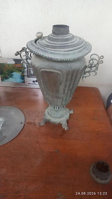 findiq ləpəsi: Qədimi samovar təmirə ehtiyacı var - Material: tökmə metal (dözümlü — 8