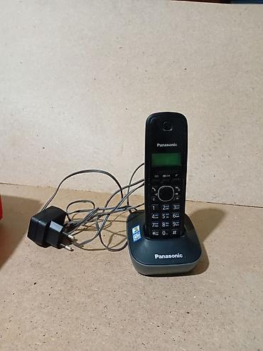 ses mixeri: Panasonic simsiz ev telefonu və şarj bazası - Brend/model: Panasonic — 2