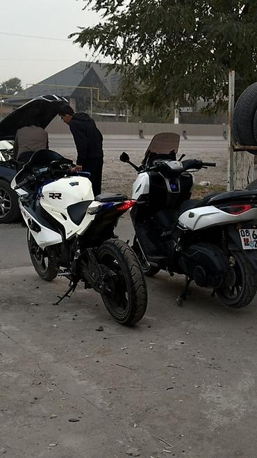 мото пластик: Спортбайк BMW, 250 куб. см, Бензин, Взрослый, Б/у — 7