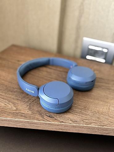 Məhsul: Sony simsiz on-ear qulaqlıq (mavi rəng) Xüsusiyyətlər: -