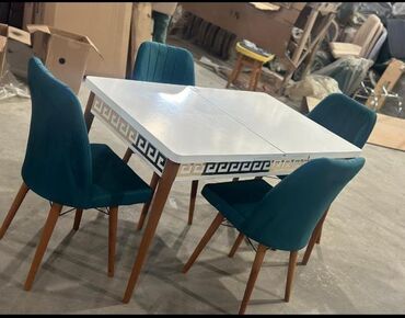 Masa və oturacaq dəstləri: Mətbəx üçün, Yeni, Açılan, Dördbucaq masa, 4 stul -da lalafo.az — 7 Masa və oturacaq dəstləri: Mətbəx üçün, Yeni, Açılan, Dördbucaq masa, 4 stul — 7