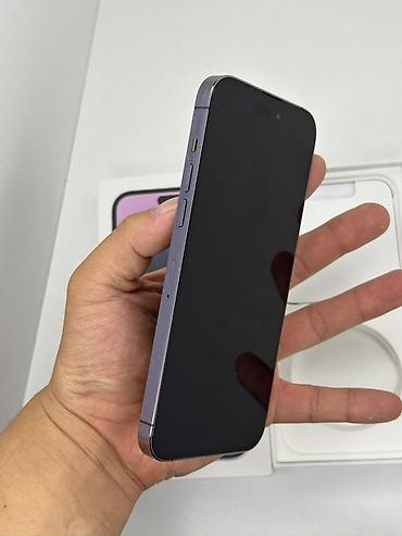 комбо 3 в 1: IPhone 14 Pro Max, Б/у, 256 ГБ, Deep Purple, Коробка, 79 % — 5