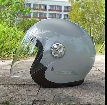Motonəqliyyat: Moto dəbilqə – açıq üzlü, vizorlu model - Dizayn: Retro üslubda açıq — 6
