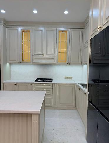 silver kitchen: Кухонный набор на заказ, МДФ крашеный, По договорённости — 2