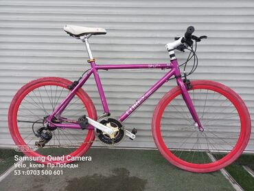 Шоссейные велосипеды: Корейский шоссейник Алюминиевая рама Баран руль мы находимся — 5
