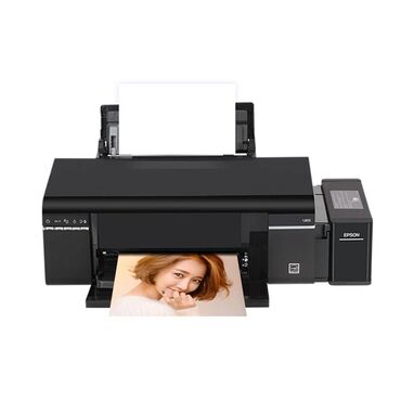 фото принтер: Принтер Epson l805 - цветной, струйный, 6-цветный Почти новый, ПРОБЕГ