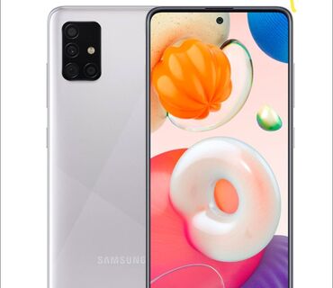 мобильные телефоны скупка: Samsung Galaxy A51, Б/у, 128 ГБ, цвет - Серый, 2 SIM