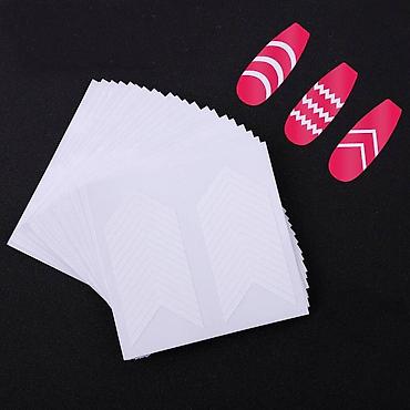 Другие товары для детей: Маникюрная французская бумага для ногтей, дизайн ногтей, линия улыбки — 19