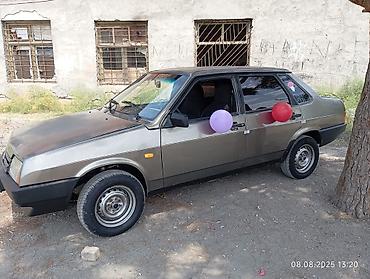 VAZ (LADA): Lada 21099 (Samara) sedan - Kuzov: 4 qapılı sedan, metalik boz rəng — 11