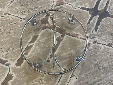 tavan ucun ventilyator: Çılçıraq, 4 lampa, Metal — 6
