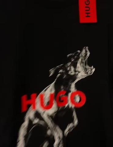 Muška odeća: HUGO muška majica kratkih rukava - Model: crna T-shirt sa okruglim — 2