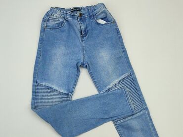 zielone jeansy: Jeans, Reserved, 12 years, 152, condition - Good