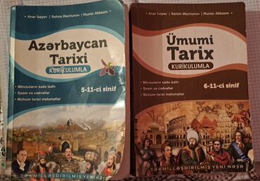 Kitablar, jurnallar, CD, DVD: Anar İsayev Tarix Ktabları Satılır İkisi Birlikdə 12Azn