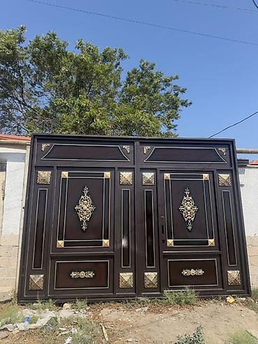 darvza: Yeni Dəmir Həyət darvazası, Yana açılan, 350 m, Mexaniki, Qapı ilə, Kredit var, Ödənişli quraşdırma, Ünvandan götürmə, Ödənişli çatdırılma, Rayonlara çatdırılma — 1