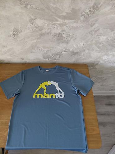Kişi geyimləri: Futbolka, Manto, M, rəng - Mavi — 3