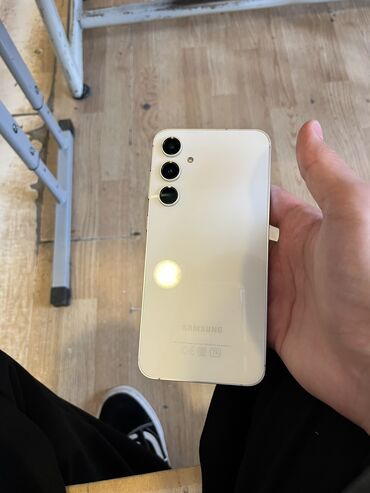 Samsung: Samsung Galaxy S23 FE, 128 GB, rəng - Ağ, Zəmanət, Sensor, Barmaq izi