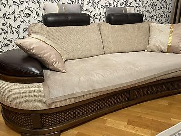 dəhlizə divan: Premium divan – taxta karkaslı, klassik-modern dizayn. Opşi 2,40 uzunu — 3