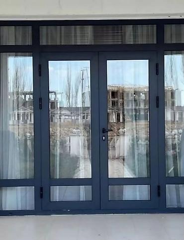 дефлектор на крышу: Алюминиевое окно на заказ, Тип окна: Панорамные, Платная установка, Без рассрочки — 1