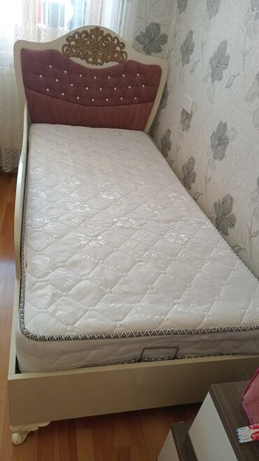 taxt ucun matras: Oğlan və qız üçün, İşlənmiş, Çarpayı, Bazalı, Matras ilə, Siyirməsiz