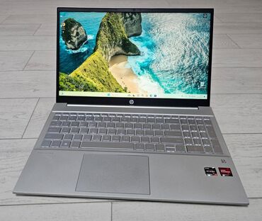 Компьютеры, ноутбуки и планшеты: Ноутбук, HP, 16 ГБ ОЗУ, AMD Ryzen 7, 15.6 ", Б/у, Для несложных задач, память SSD