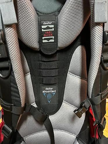 Sportske torbe i rančevi: Planinarski ranac Deuter Aircontact (AS 40) – crveno‑siva kombinacija — 5