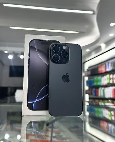 iphone 256: IPhone 16 Pro, Б/у, 256 ГБ, Black Titanium, Коробка, 89 % — 1
