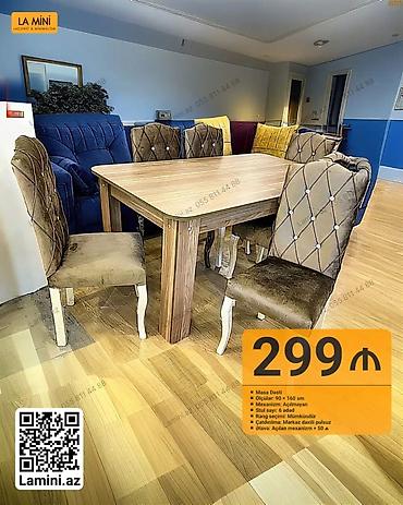 Ev və bağ: Masa Dəsti – La Mini - Ölçülər: 90 × 160 sm - Mexanizm: Açılmayan — 1