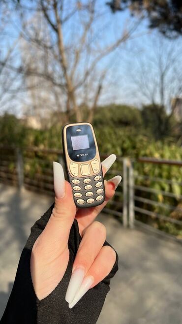 nokia 3310 mini: Nokia 1, < 2 GB Memory Capacity, rəng - Qara, Zəmanət, Düyməli, İki sim kartlı
