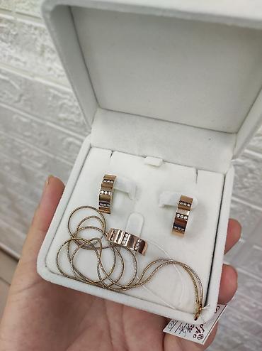 Серебряные наборы украшений: Набор украшений, Проба 925, Женские, Новый — 9