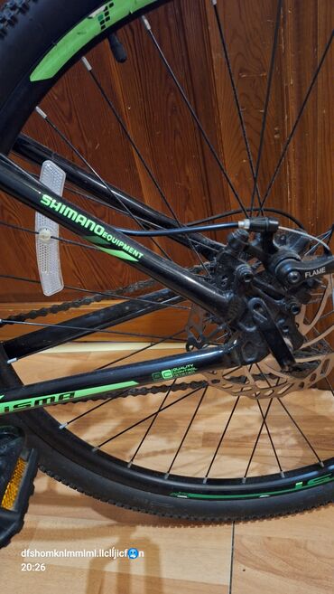 İdman velosipedləri: ISMA markalı, qara rəngli, yaşıl detalları olan dağ velosipedi -da lalafo.az — 3 İdman velosipedləri: ISMA markalı, qara rəngli, yaşıl detalları olan dağ velosipedi — 3