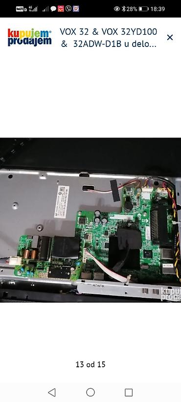 Aksesoari za TV i video: VOX 32” televizori – delovi Dostupni delovi za modele: - VOX 32YD100 na lalafo.rs — 13 Aksesoari za TV i video: VOX 32” televizori – delovi Dostupni delovi za modele: - VOX 32YD100 — 13