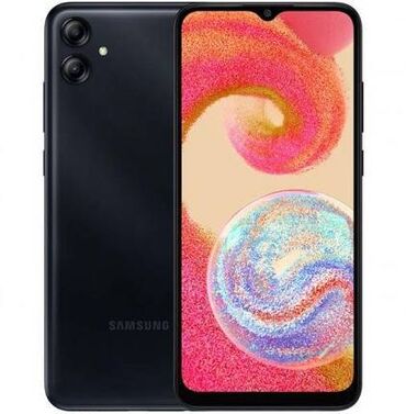 samsun a04: Samsung Galaxy A04e, 64 ГБ, цвет - Черный, Две SIM карты, Face ID